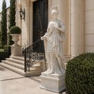 imagem do produto  Escultura Minerva em M�rmore 230cm com Base EMP562 Impon�ncia e Sabedoria
