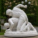 imagem do produto  Escultura Pancr�cio em M�rmore 100cm - EMP488 For�a e Eleg�ncia Cl�ssica