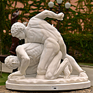 imagem do produto  Escultura Pancr�cio em M�rmore 100cm - EMP488 For�a e Eleg�ncia Cl�ssica