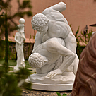 imagem do produto  Escultura Pancr�cio em M�rmore 100cm - EMP488 For�a e Eleg�ncia Cl�ssica