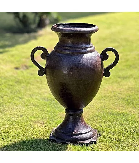 imagem de Anfora de Ferro Fundido Media 69cm - VF124 Decoração Clássica e Resistente