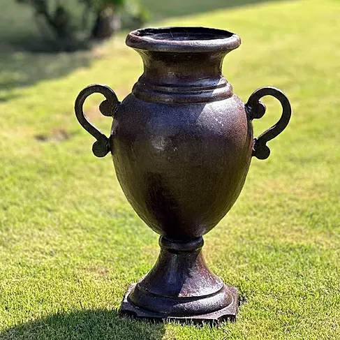 imagem de Anfora de Ferro Fundido Media 69cm - VF124 Decoração Clássica e Resistente