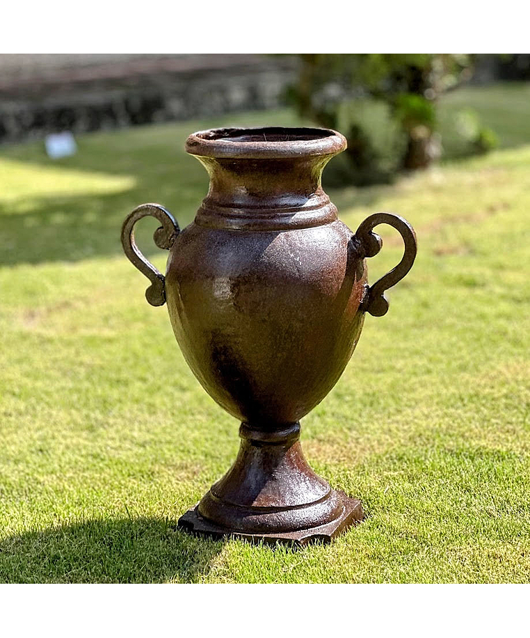 imagem do produto Anfora de Ferro Fundido Media 69cm - VF124 Decora��o Cl�ssica e Resistente