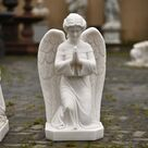 imagem do produto Anjo da F� M�rmore Branco 80cm - IMP369