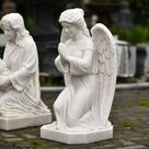 imagem do produto Anjo da F� M�rmore Branco 80cm - IMP369
