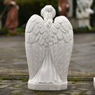 imagem do produto Anjo da F� M�rmore Branco 80cm - IMP369