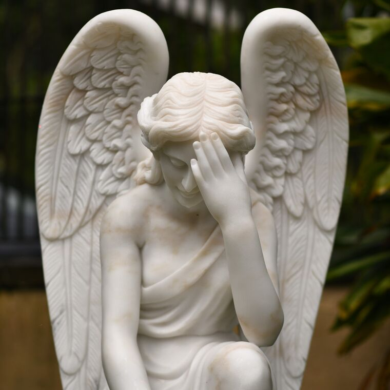 imagem do produto Anjo da Mem�ria Eterna M�rmore Branco 160cm - IMP367