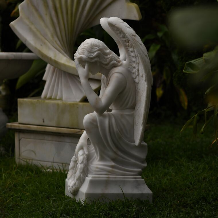 imagem do produto Anjo da Mem�ria Eterna M�rmore Branco 160cm - IMP367