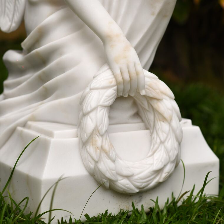 imagem do produto Anjo da Mem�ria Eterna M�rmore Branco 160cm - IMP367