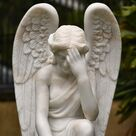 imagem do produto Anjo da Mem�ria Eterna M�rmore Branco 160cm - IMP367
