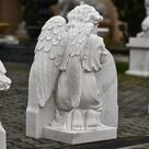 imagem do produto Anjo da Saudade M�rmore Branco 100cm - IMP362