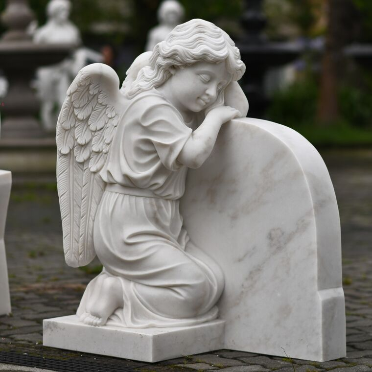 imagem do produto Anjo da Saudade M�rmore Branco 100cm - IMP362