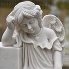 imagem do produto Anjo da Ternura M�rmore Branco 100cm - IMP363