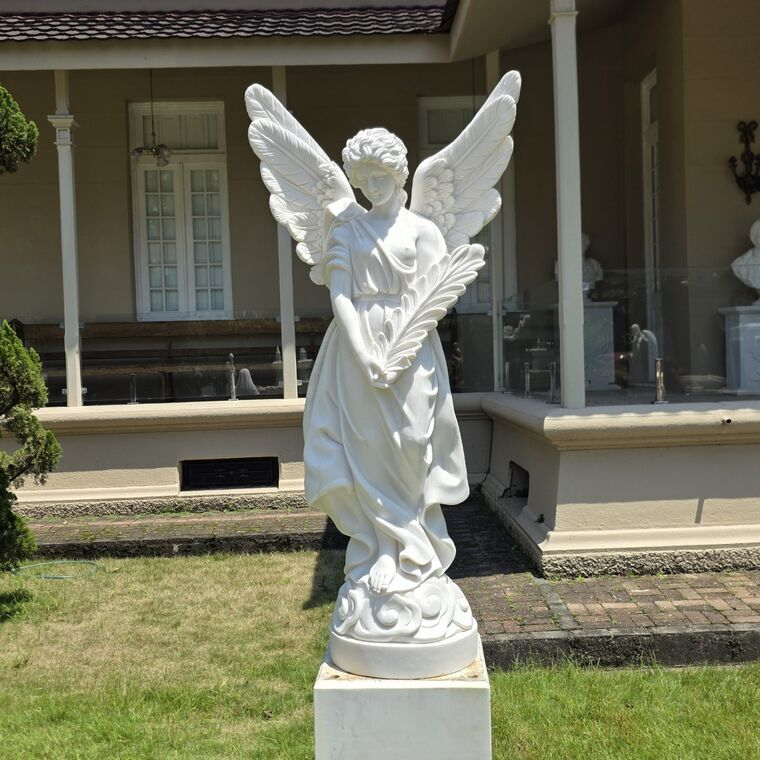 imagem do produto Anjo da Vitoria M�rmore Branco 160cm - IMP360
