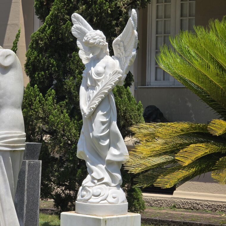 imagem do produto Anjo da Vitoria M�rmore Branco 160cm - IMP360