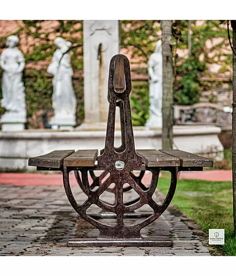 imagem de Banco de Ferro Fundido Estação Férrea 85cm - VRFF276