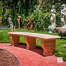 imagem do produto Banco em M�rmore Amarelo 52cm VRMP347 Exclusividade em Alto Padr�o