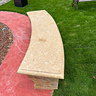 imagem do produto Banco em M�rmore Amarelo 52cm- VRMP347