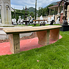 imagem do produto Banco em M�rmore Amarelo 52cm- VRMP347