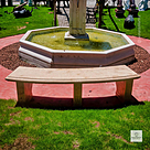 imagem do produto Banco em M�rmore Amarelo 52cm- VRMP347