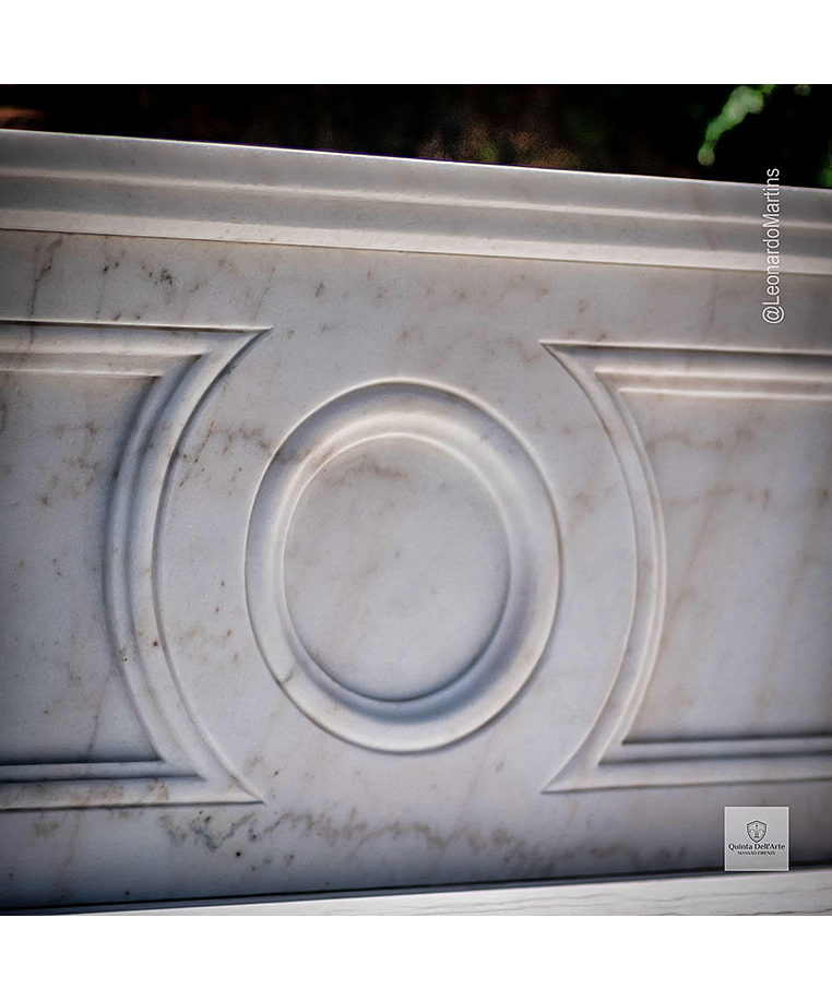 imagem do produto Banco Verona M�rmore Branco 140cm - VRMP372