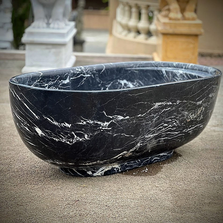 imagem do produto Banheira Nero Eleganza 55cm VRMP366 Sofistica��o em M�rmore