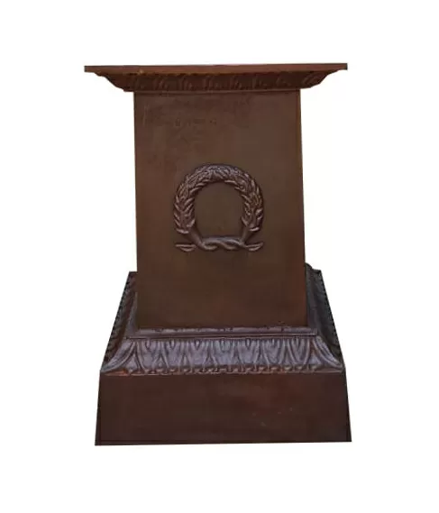 imagem de Base de Ferro com Loureiro 50cm VRF285 Sofisticação e Design Clássico