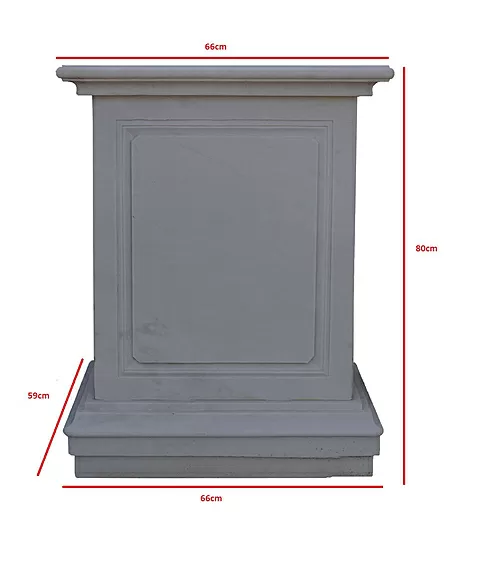 imagem de Base Grande em Mármore 80cm VRMP224 Para Esculturas e Projetos de Alto Padrão 