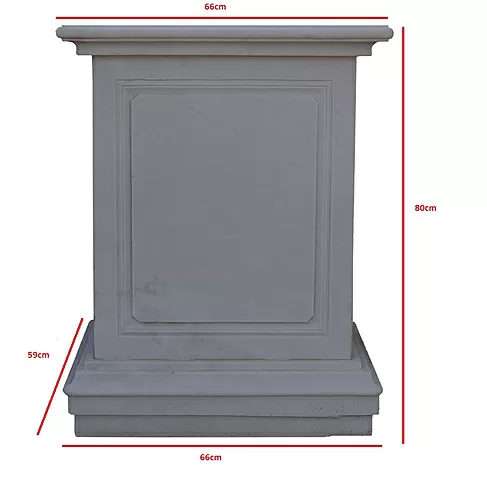 imagem de Base Grande em Mármore 80cm VRMP224 Para Esculturas e Projetos de Alto Padrão 