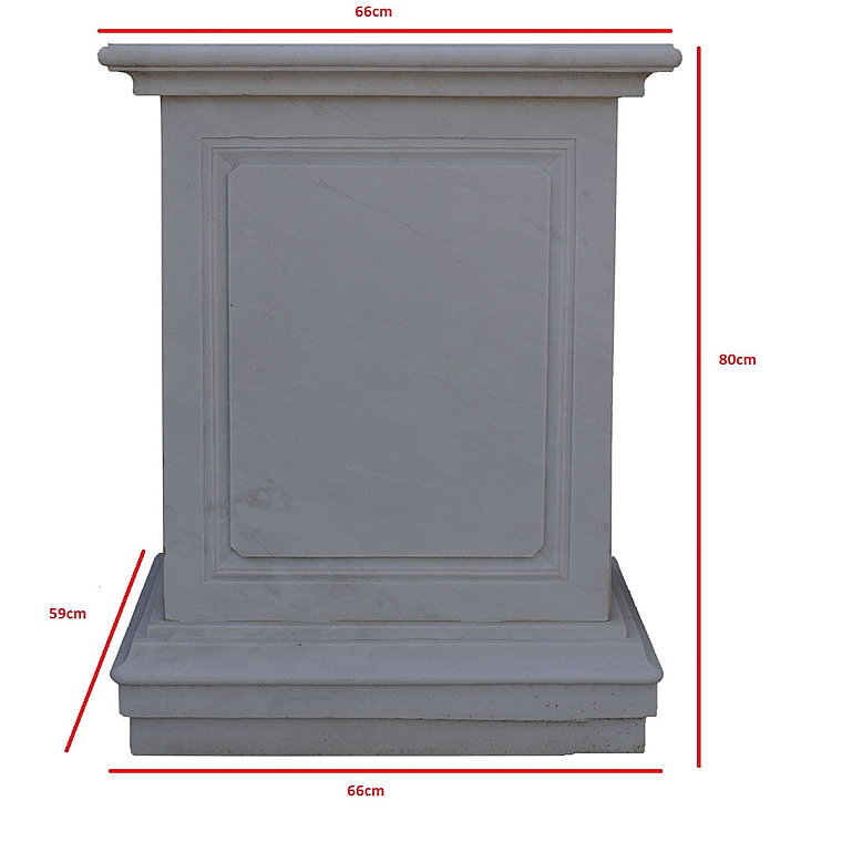 imagem do produto Base Grande em M�rmore 80cm VRMP224 Para Esculturas e Projetos de Alto Padr�o 