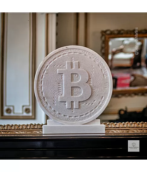 imagem de Brasão Bitcoin 50cm - VRMP362