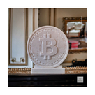 imagem do produto Bras�o Bitcoin em M�rmore 50cm VRMP362 Exclusividade e Modernidade