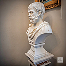 imagem do produto Busto Arist�teles em M�rmore Branco 70cm BMP052 Sabedoria e Tradi��o