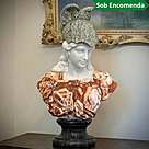 imagem do produto Busto Atena em M�rmore 83cm BMP029 Sabedoria e Poder Cl�ssico