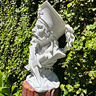 imagem do produto Busto Capit�o Pirata em M�rmore Branco 60cm BMP049 Aventura e Personalidade