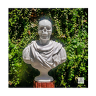 imagem do produto Busto Caveira em M�rmore Branco 81cm BMP057  Escultura Premium para Ambientes Sofisticados