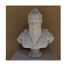 imagem do produto Busto Conf�cio M�rmore Branco 75cm - BMP086