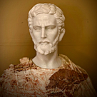 imagem do produto Busto Cosme I de M�dici em M�rmore Rosso 80cm BMP082C Sofistica��o e Poder