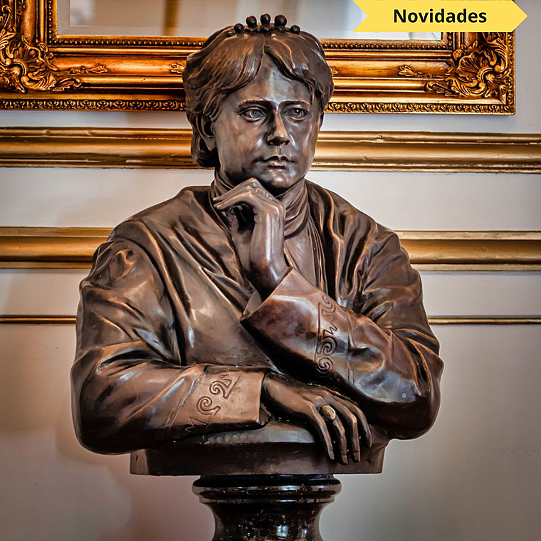 imagem do produto Busto de Bronze Helena Blavatsky 90cm BBZ076 Escultura Art�stica Monumental 