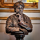 imagem do produto Busto de Bronze Helena Blavatsky 90cm BBZ076 Escultura Art�stica Monumental 