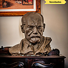 imagem do produto Busto de Bronze Sigmund Freud 60cm BBZ077 Escultura Art�stica Personalidade Hist�rica 