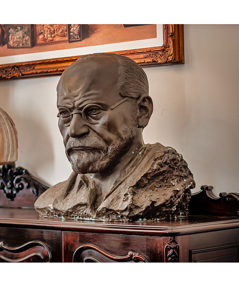 imagem do produto Busto de Bronze Sigmund Freud 60cm | Escultura Art�stica Personalidade Hist�rica BBZ077