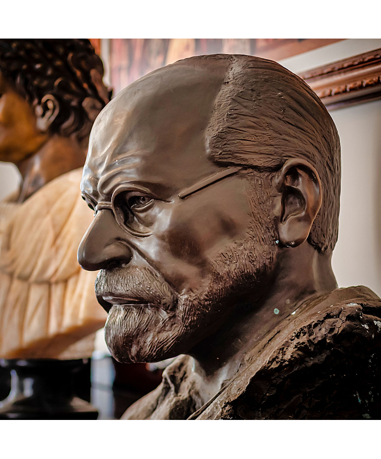 imagem do produto Busto de Bronze Sigmund Freud 60cm | Escultura Art�stica Personalidade Hist�rica BBZ077