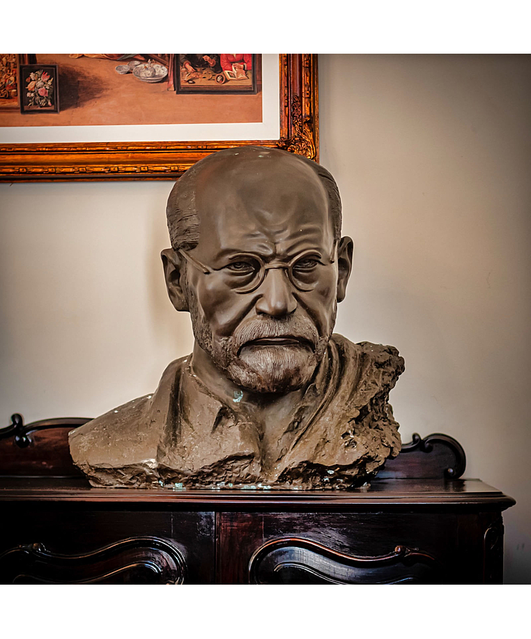 imagem do produto Busto de Bronze Sigmund Freud 60cm | Escultura Art�stica Personalidade Hist�rica BBZ077