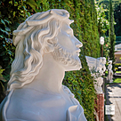 imagem do produto Busto de Jesus Cristo em M�rmore Branco 79cm - BMP061