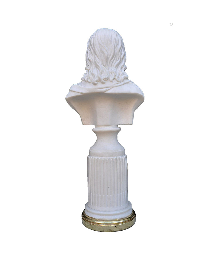 imagem do produto Busto Decorativo de Jesus com Base Dourada M�dio 35cm - BML001