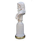 imagem do produto Busto Decorativo de Jesus com Base Dourada M�dio 35cm - BML001