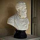 imagem do produto Busto Dom Pedro II em M�rmore Branco 70cm BMP084 Hist�ria e Eleg�ncia