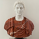 imagem do produto Busto em M�rmore Caio J�lio C�sar 80cm BMP044 Escultura Cl�ssica de Luxo