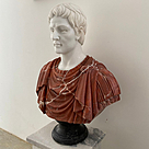 imagem do produto Busto em M�rmore Caio J�lio C�sar 80cm BMP044 Escultura Cl�ssica de Luxo